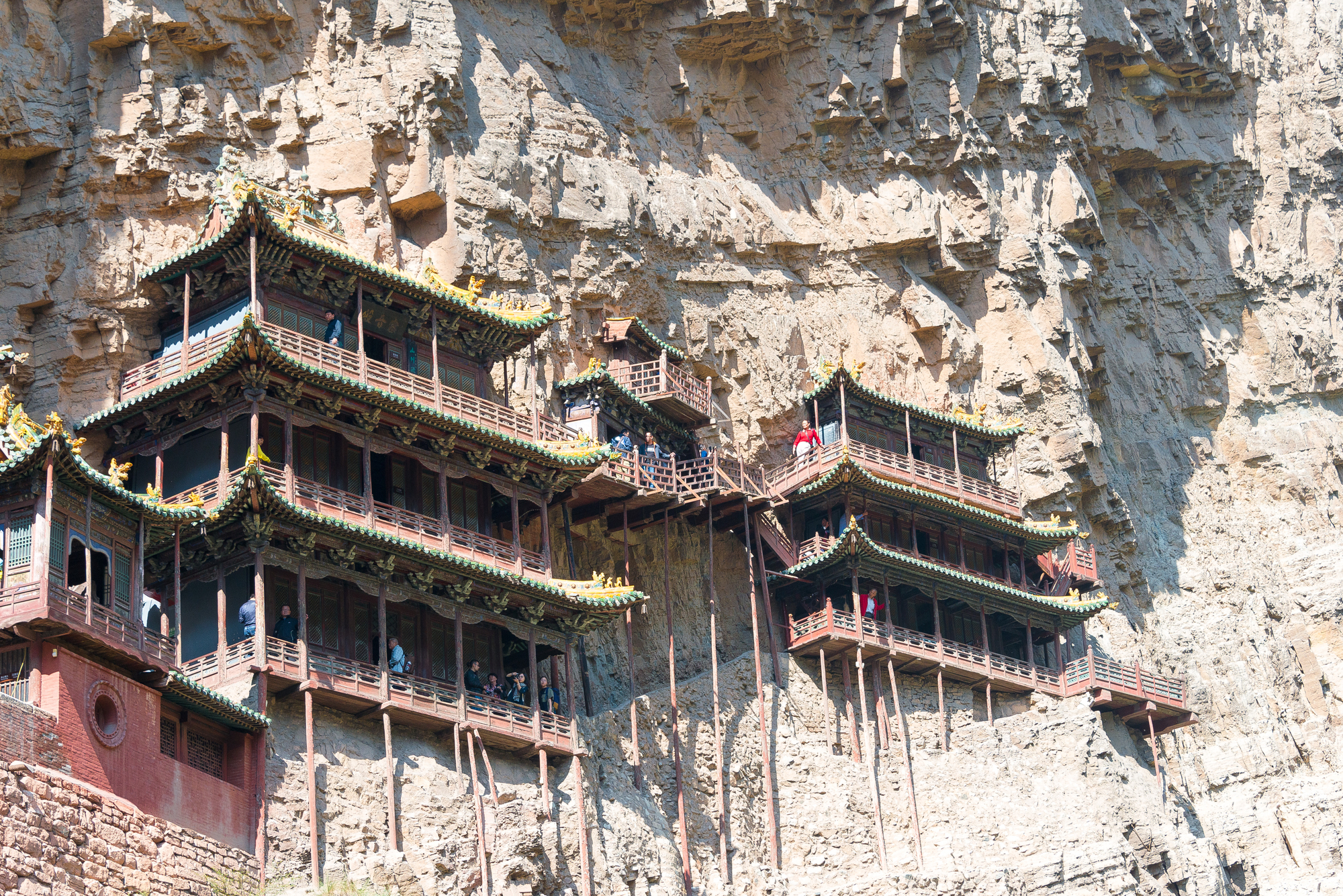 De tempels in China: Hangende Tempel in Shanxi