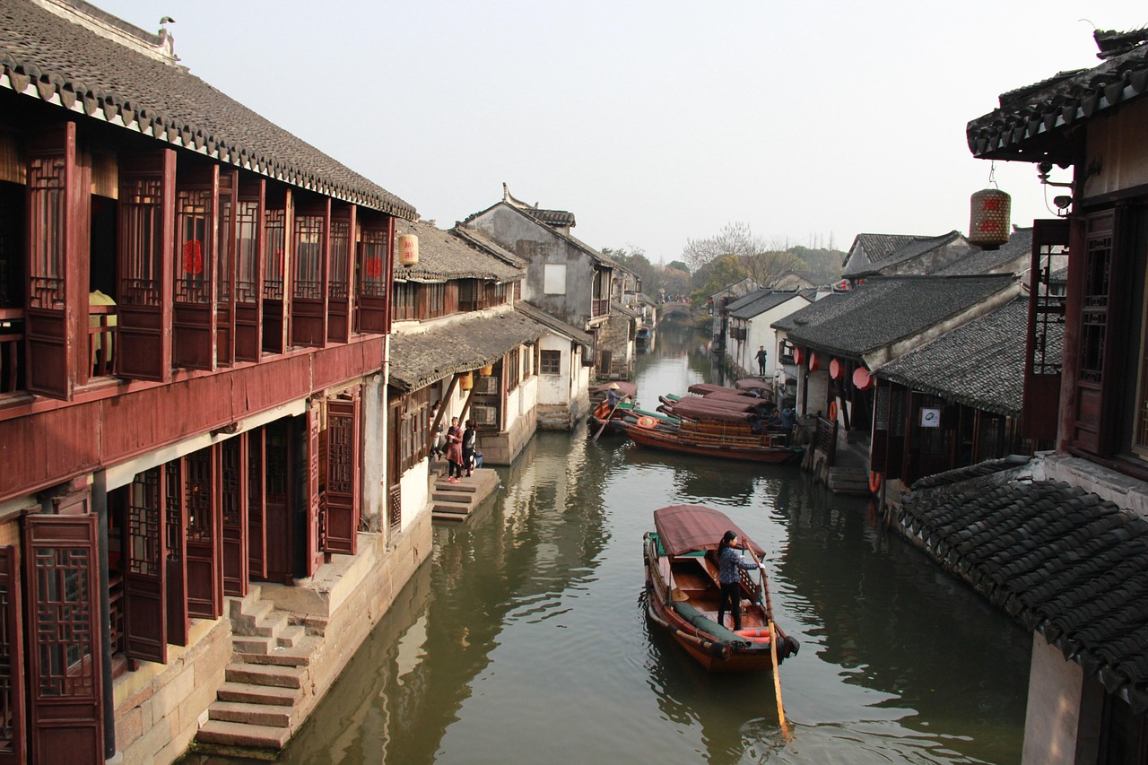 Het oude waterstadje Zhouzhuang