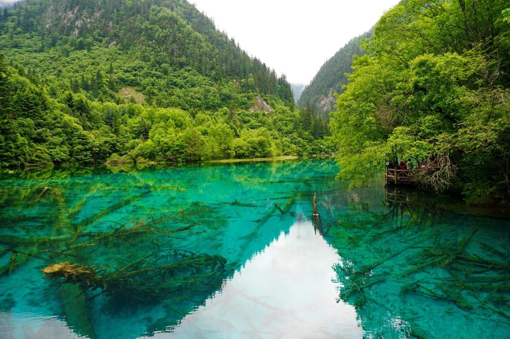 Jiuzhaigou-vallei